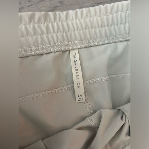 ARITZIA BABATON Weekender Pant Ankle High Waisted Rise Bone Pull-On Sweat Wicker - Picture 3 of 6